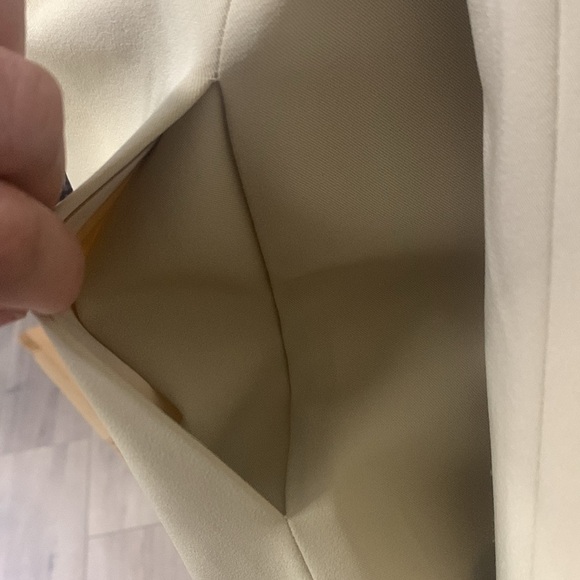 A&K DESIGNS Vintage Formal Natural Classic Blazer Pocket Zipper Medium - Picture 7 of 11